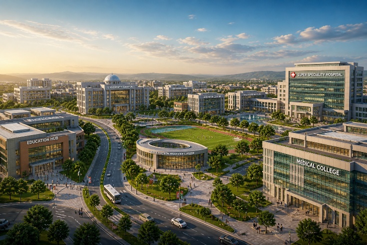 Edu City & Med City (Education & Healthcare Hubs)